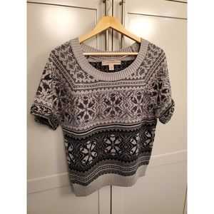 Nine West -Women's short sleeved sweater-sz M